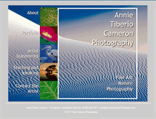 Tablet Screenshot of anniecameronphotography.com